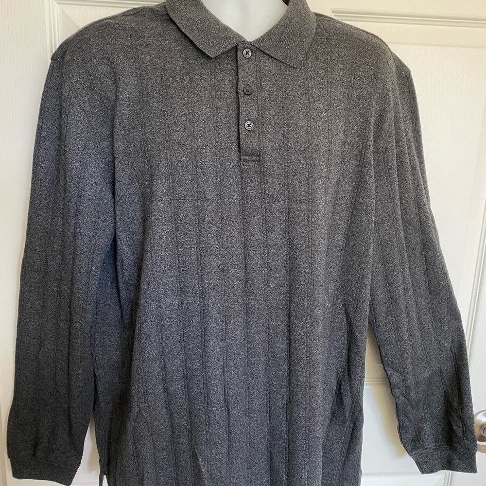 Van Heusen men's long sleeve polo shirt size XL